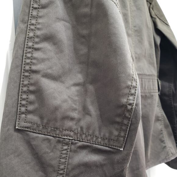 J. CREW Women's Size Medium Downtown Field Utility Jacket Hunter Green in VGUC - Picture 10 of 15